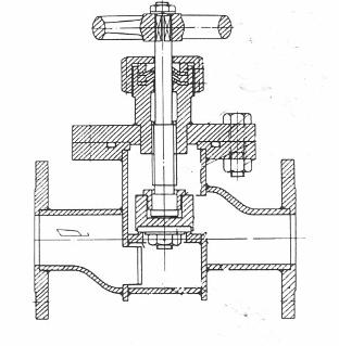 Angle type Vacuum Valve@600A