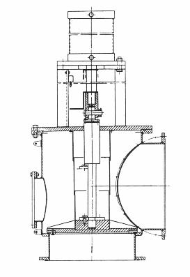 Vacuum Valve with cylinder
